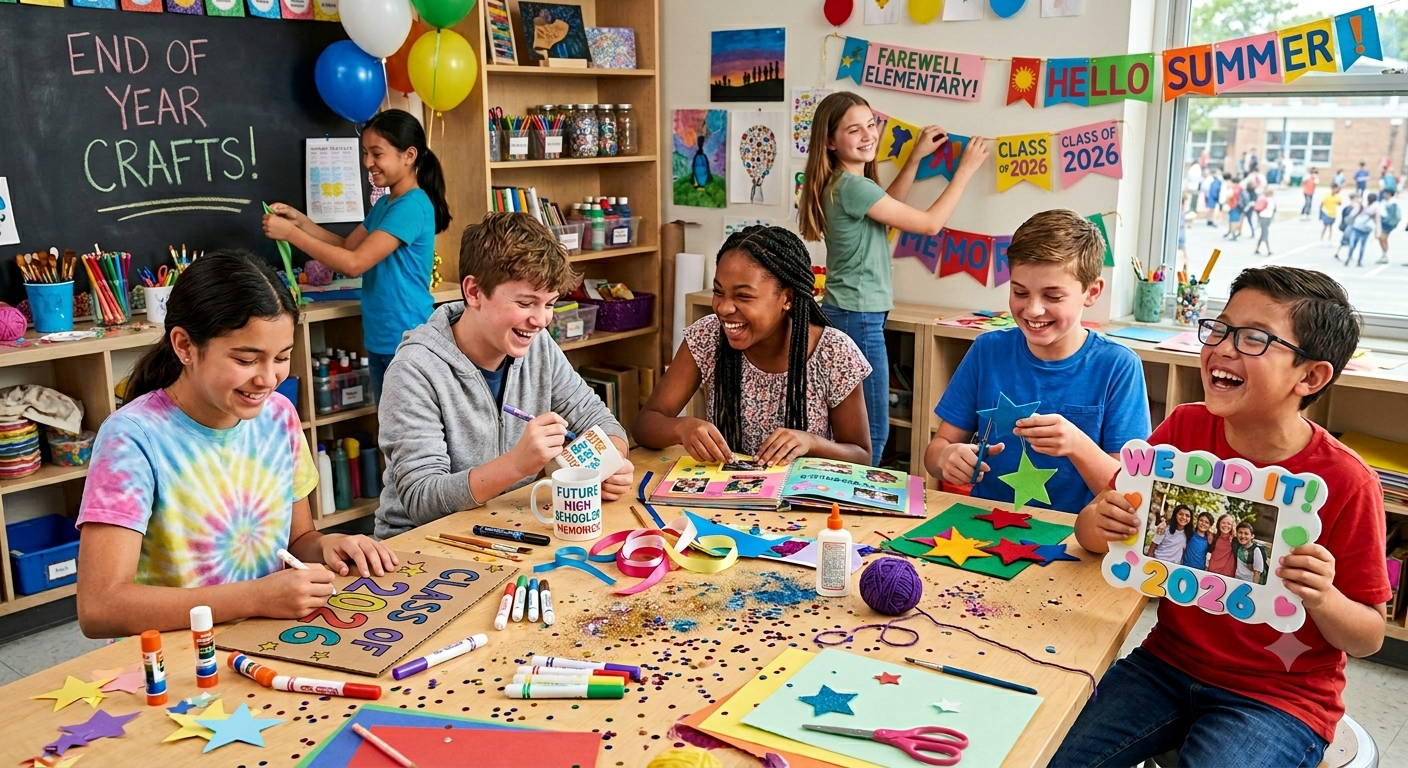 Beyond the Classroom: Crafting Your Way Through the End-of-School Milestone