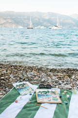 Riviera Romp | 8x10 paint-by-number kit
