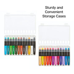 Mixed Media Gel Stick Crayons - 24 Colors