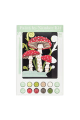 Fly Agaric Mushrooms | 8x10 paint-by-number kit