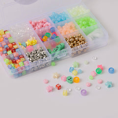 Alien Neon Letter Beads Stretch Word Bracelet DIY Box Kit