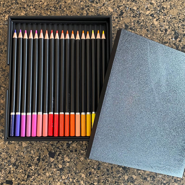 18 Colored Pencil Caddy | Desk Organizer for Artists & Students