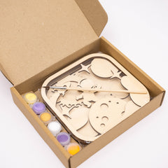 Wooden 3D DIY Painting Kit Space
