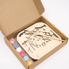 Wooden 3D DIY Painting Kit Unicorn