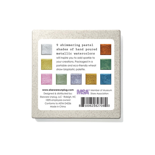 Metallic Watercolors – Wheat Straw Palette
