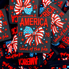 America 1776 Silicone Focal Beads