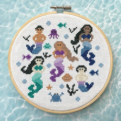 Mermaid Counted Cross Stitch Kit