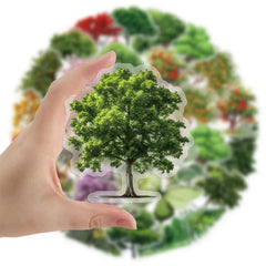 Forest Secret PET Stickers 50PCS Nature Scrapbook Decor Set