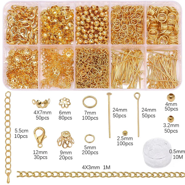 Jewelry Making Starter Kit DIY Earrings Necklaces for Beginners