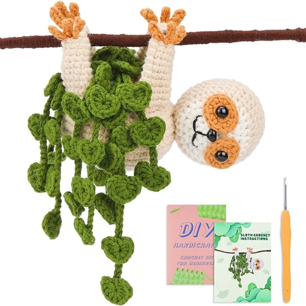 IMZAY Crochet Material Package Kit for Beginners with Step-by-Step Video Tutorial and Instructions Complete Crochet Supplies Set
