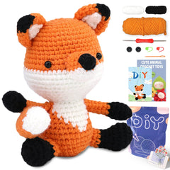 Animal Series Crochet Kit Beginner Starter Set with Instructions
