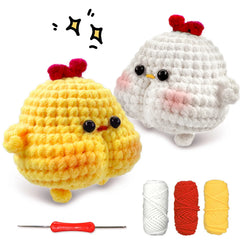 Animal Series Crochet Kit Beginner Starter Set with Instructions