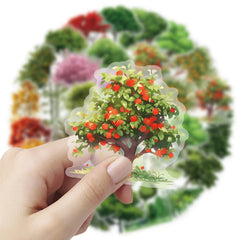 Forest Secret PET Stickers 50PCS Nature Scrapbook Decor Set