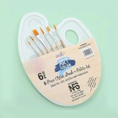 Drawing Artist Gouache Brush Student Art Painting Supplies Oil Painting Palette Art Oval Palette Brush Set Watercolor Tray