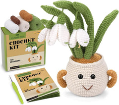 Sunflower Tulip Crochet Starter Kit for Beginners DIY Craft