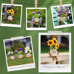 Sunflower Tulip Crochet Starter Kit for Beginners DIY Craft