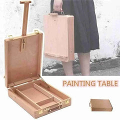 Artist Beech Drawing Supplies Desktop Art Oil Paint Easel Sketch Box Painting Supplies