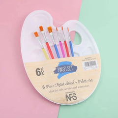 Drawing Artist Gouache Brush Student Art Painting Supplies Oil Painting Palette Art Oval Palette Brush Set Watercolor Tray
