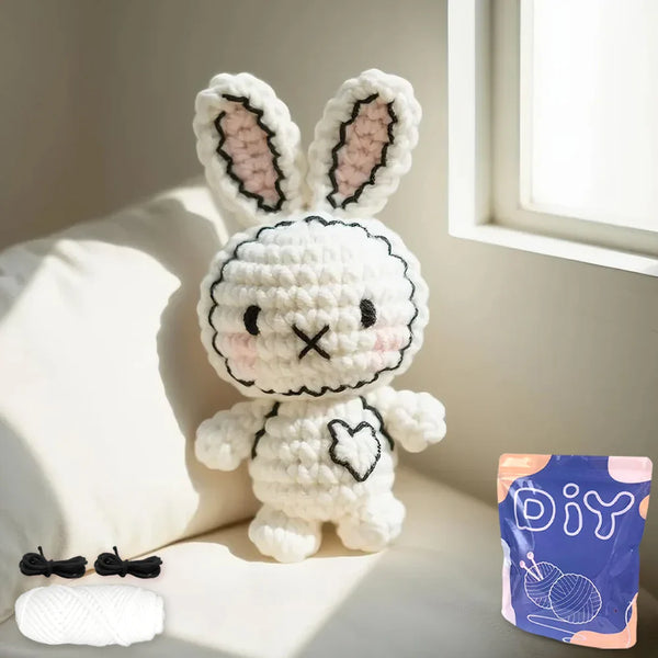 Animal Series Crochet Kit Beginner Starter Set with Instructions