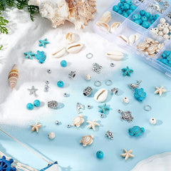 Ocean Summer Friendship Bracelet Kit DIY Clay Beads Jewelry