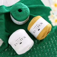 Silk Lace Cotton Milk Yarn 50g Soft Crochet Knitting