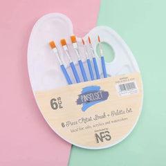 Drawing Artist Gouache Brush Student Art Painting Supplies Oil Painting Palette Art Oval Palette Brush Set Watercolor Tray