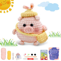 Animal Series Crochet Kit Beginner Starter Set with Instructions