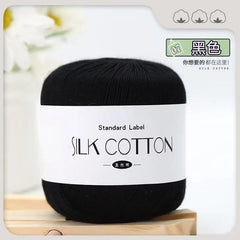 Silk Lace Cotton Milk Yarn 50g Soft Crochet Knitting