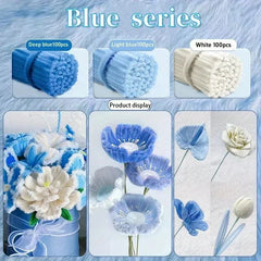Chenille Stems Pipe Cleaners 30cm DIY Craft Supplies Set