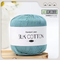 Silk Lace Cotton Milk Yarn 50g Soft Crochet Knitting
