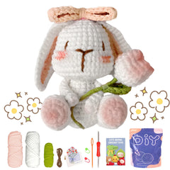 Animal Series Crochet Kit Beginner Starter Set with Instructions