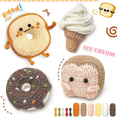 Animal Series Crochet Kit Beginner Starter Set with Instructions