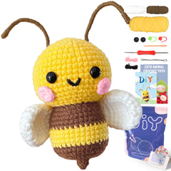 Animal Series Crochet Kit Beginner Starter Set with Instructions