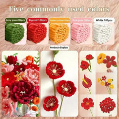 Chenille Stems Pipe Cleaners 30cm DIY Craft Supplies Set