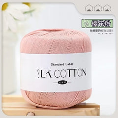 Silk Lace Cotton Milk Yarn 50g Soft Crochet Knitting