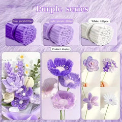 Chenille Stems Pipe Cleaners 30cm DIY Craft Supplies Set