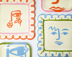 Art Party Dinner Plates 9 Inch 12 Count Birthday Supplies