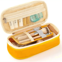 Colorful Pencil Organizer Pouch Pen Holder School Supplies Portable Travel Simple Storage Box Easy Grip Handle