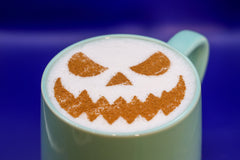 Spooky Pumpkin Coffee Stencils