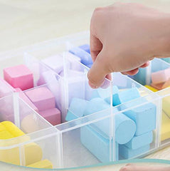 3-Tier Stackable Craft Organizers and Storage Box Plastic with 30 Compartments