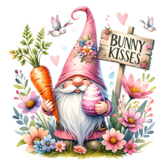 Easter Egg Gnome Fabric Panel 3