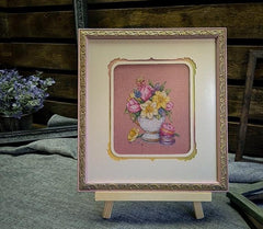Spring Flowers Cross stitch pattern, Floral Modern Cross Stitch Chart, Cross stitch pattern PDF, Needlepoint Pattern, Hand embroidery design